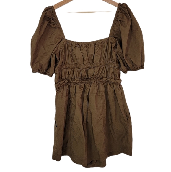 Ulla Johnson Alegria Poplin Playsuit Desert Palm New With Tags Size 12 - Picture 6 of 13